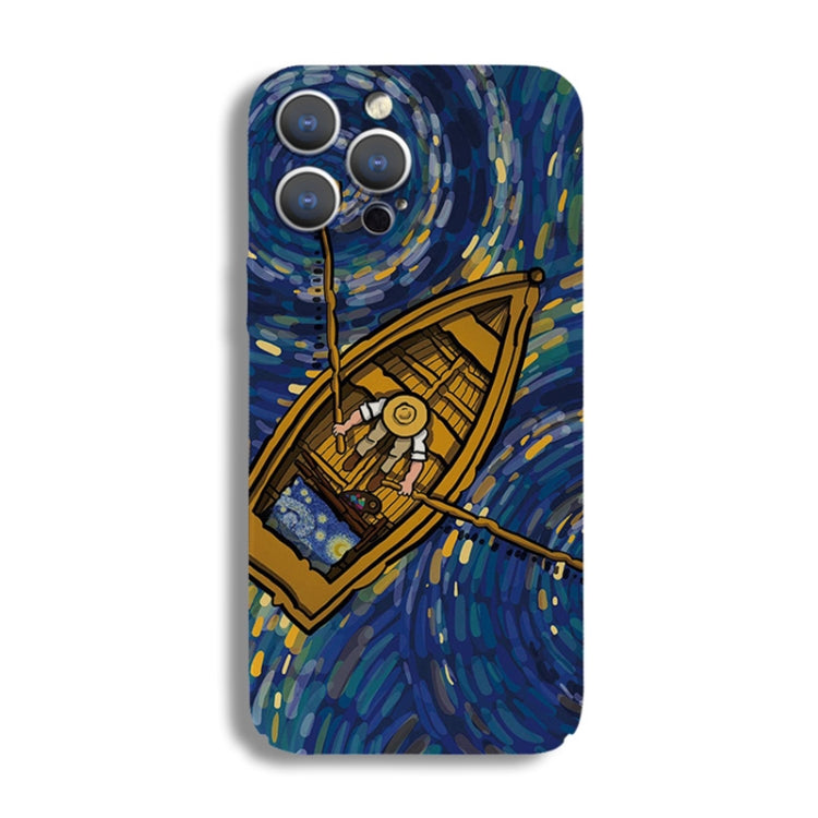 Precise Hole Oil Painting Pattern PC Phone Case, For iPhone X / XS, For iPhone XR
