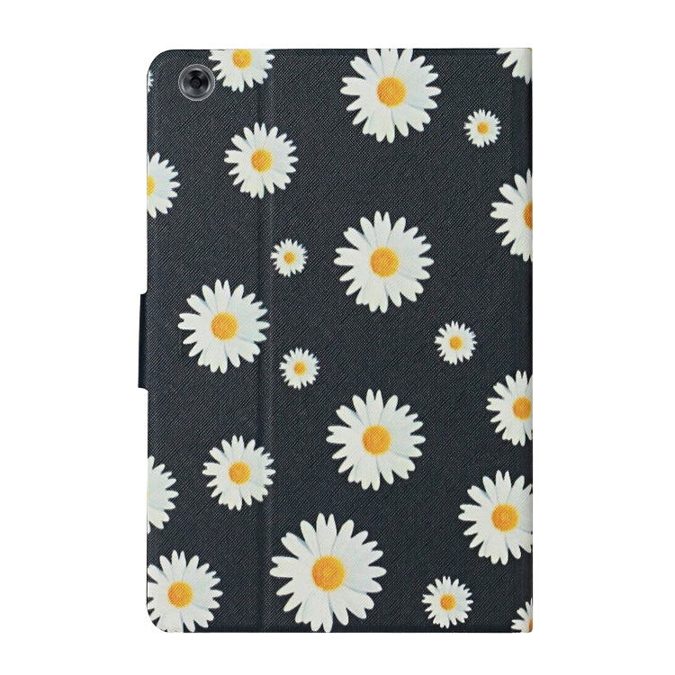Flower Pattern Horizontal Flip Leather Case with Card Slots & Holder, For Samsung Galaxy Tab A 8.0 2019, For Samsung Galaxy Tab A 10.1 (2019), For Samsung Galaxy Tab S5e T720, For Samsung Galaxy Tab S6 Lite