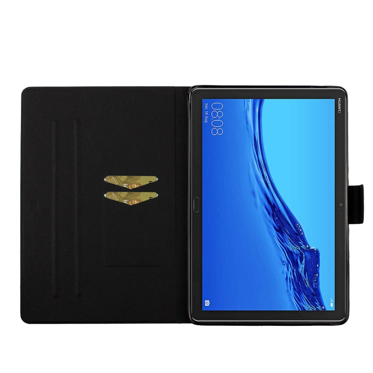 Flower Pattern Horizontal Flip Leather Case with Card Slots & Holder, For Samsung Galaxy Tab A 8.0 2019, For Samsung Galaxy Tab A 10.1 (2019), For Samsung Galaxy Tab S5e T720, For Samsung Galaxy Tab S6 Lite