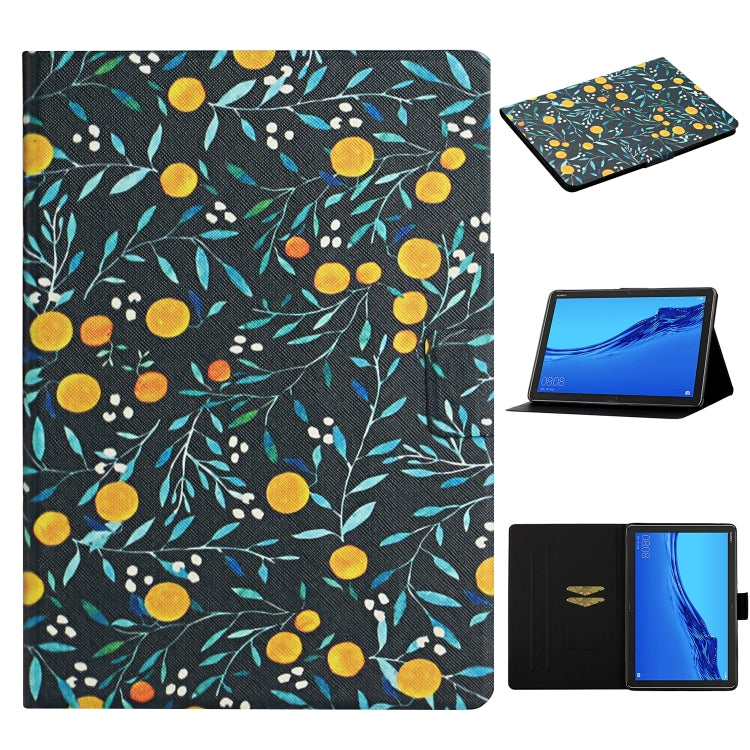 Flower Pattern Horizontal Flip Leather Case with Card Slots & Holder, For Samsung Galaxy Tab A 8.0 2019, For Samsung Galaxy Tab A 10.1 (2019), For Samsung Galaxy Tab S5e T720, For Samsung Galaxy Tab S6 Lite
