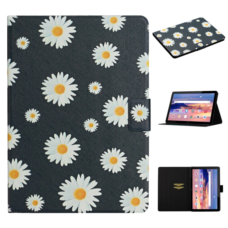 Flower Pattern Horizontal Flip Leather Case with Card Slots & Holder, For Samsung Galaxy Tab A 8.0 2019, For Samsung Galaxy Tab A 10.1 (2019), For Samsung Galaxy Tab S5e T720, For Samsung Galaxy Tab S6 Lite