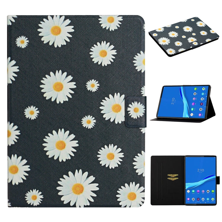 Flower Pattern Horizontal Flip Leather Case with Card Slots & Holder, For Samsung Galaxy Tab A 8.0 2019, For Samsung Galaxy Tab A 10.1 (2019), For Samsung Galaxy Tab S5e T720, For Samsung Galaxy Tab S6 Lite