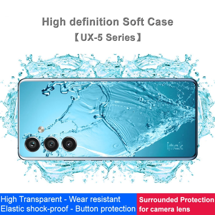 IMAK UX-5 Series Transparent Shockproof TPU Phone Case, For Samsung Galaxy S23 FE 5G, For Samsung Galaxy A24 4G