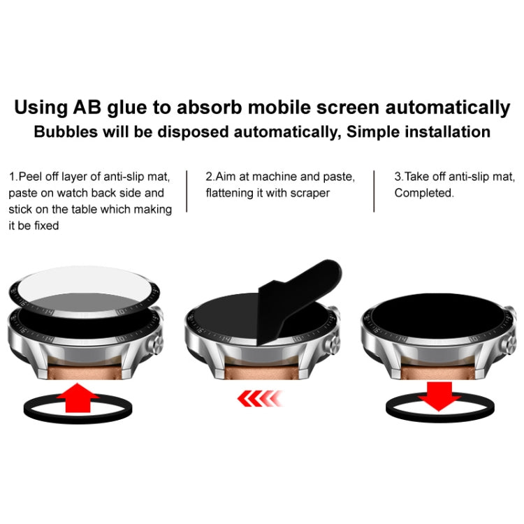 For Garmin Forerunner 965 IMAK Plexiglass HD Watch Protective Film