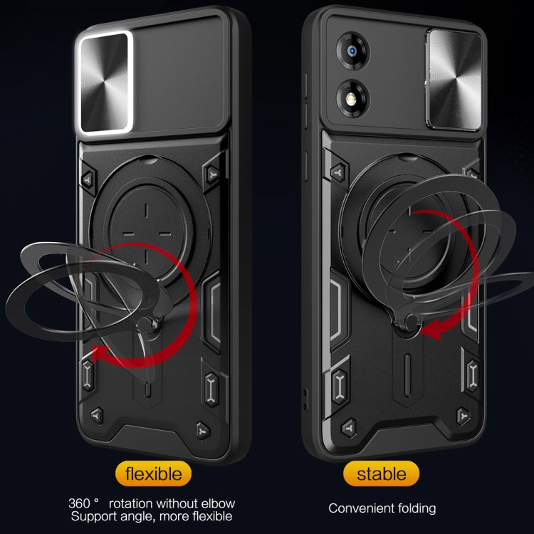 CD Texture Sliding Camshield Magnetic Holder Phone Case, For Motorola Moto E13, For Motorola Moto E22 / E22i, For Motorola Edge 30 Fusion, For Motorola Edge 30 Neo