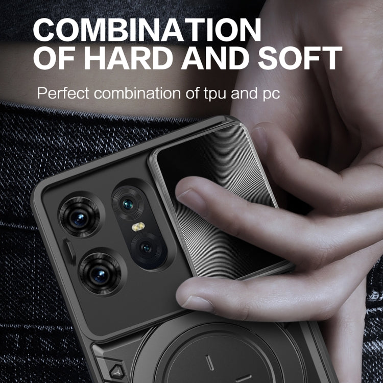 CD Texture Sliding Camshield Magnetic Holder Phone Case, For Motorola Edge 50 Pro Global, For Motorola Moto G24 Power, For Motorola Moto E22 / E22i, For Motorola Edge 30 Fusion