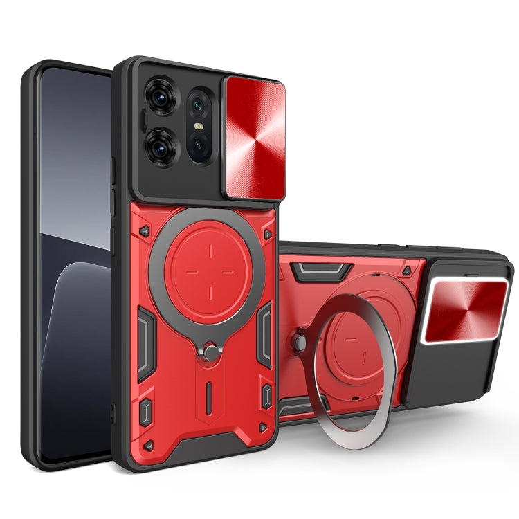 CD Texture Sliding Camshield Magnetic Holder Phone Case, For Motorola Edge 50 Pro Global, For Motorola Moto G24 Power, For Motorola Moto E22 / E22i, For Motorola Edge 30 Fusion