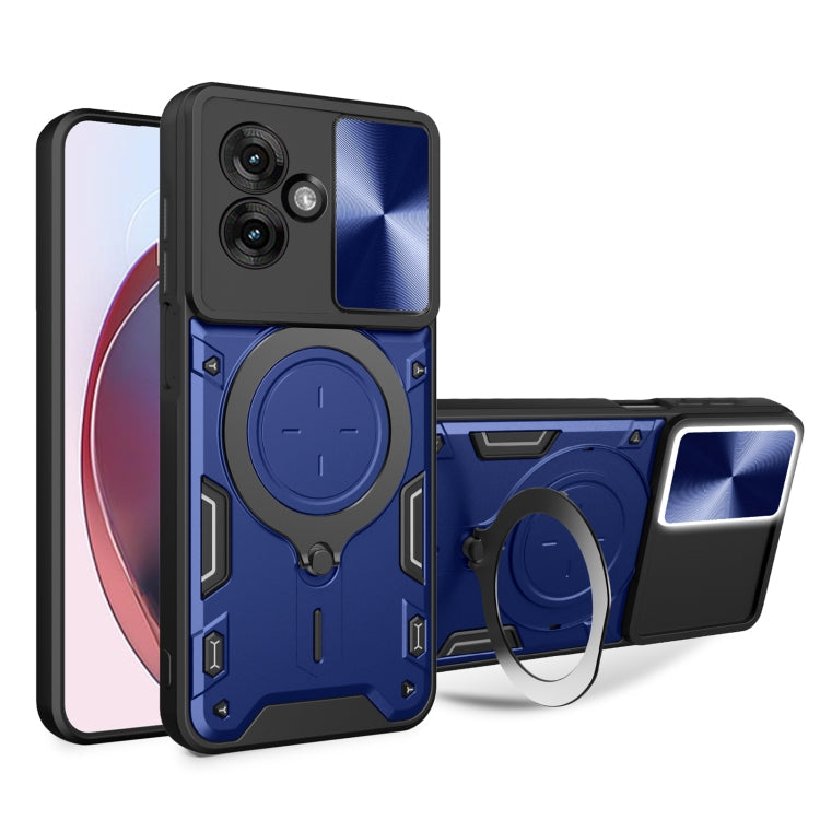 CD Texture Sliding Camshield Magnetic Holder Phone Case, For Motorola Moto G35, For Motorola Moto G55, For Motorola Edge 50 Neo, For Motorola Moto G85