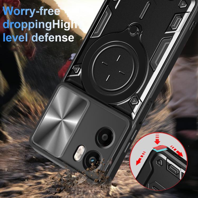 CD Texture Sliding Camshield Magnetic Holder Phone Case, For Motorola Moto G 2025, For Motorola Moto G75 5G, For Motorola Moto G35, For Motorola Moto G55