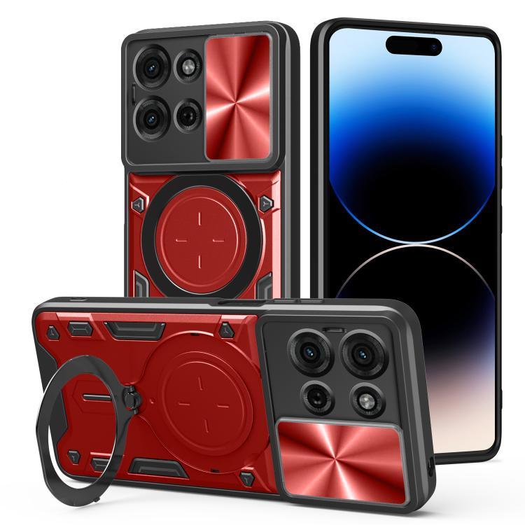 CD Texture Sliding Camshield Magnetic Holder Phone Case, For Motorola Moto G56 5G, For Motorola Moto G05, For Motorola Moto G 2025, For Motorola Moto G75 5G
