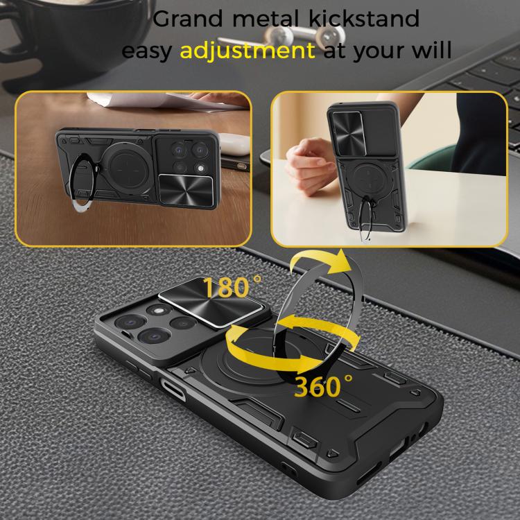 CD Texture Sliding Camshield Magnetic Holder Phone Case, For Motorola Moto G67 Power 5G, For Motorola Edge 70 5G, For Motorola Moto G56 5G, For Motorola Moto G05