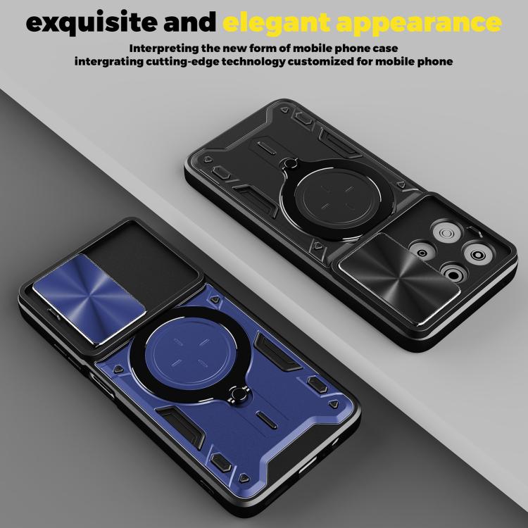 CD Texture Sliding Camshield Magnetic Holder Phone Case, For Motorola Moto G67 Power 5G, For Motorola Edge 70 5G, For Motorola Moto G56 5G, For Motorola Moto G05