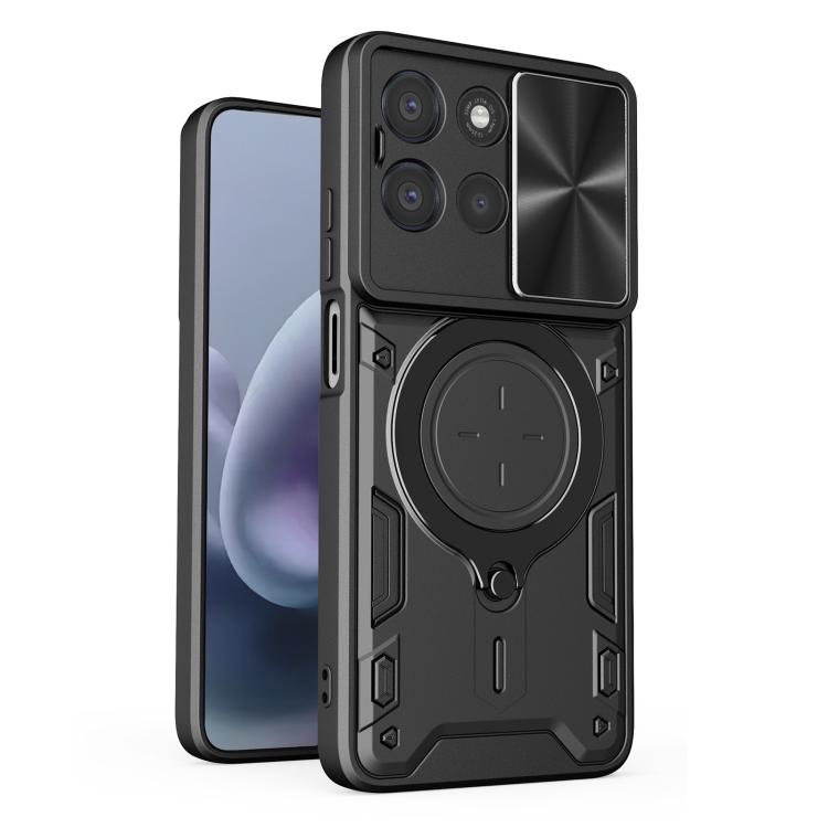 CD Texture Sliding Camshield Magnetic Holder Phone Case, For Motorola Moto G67 Power 5G, For Motorola Edge 70 5G, For Motorola Moto G56 5G, For Motorola Moto G05