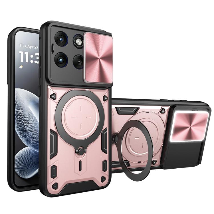 CD Texture Sliding Camshield Magnetic Holder Phone Case, For Motorola Moto G67 Power 5G, For Motorola Edge 70 5G, For Motorola Moto G56 5G, For Motorola Moto G05
