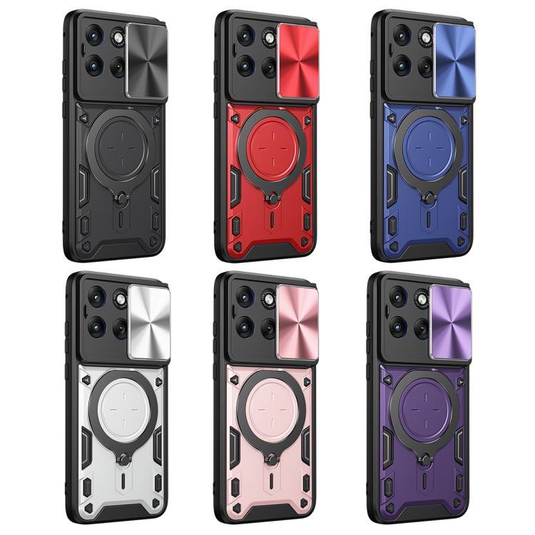 CD Texture Sliding Camshield Magnetic Holder Phone Case, For Motorola Moto G67 Power 5G, For Motorola Edge 70 5G, For Motorola Moto G56 5G, For Motorola Moto G05