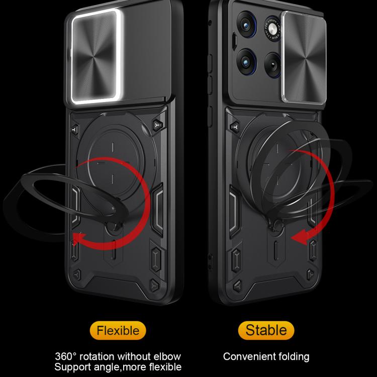 CD Texture Sliding Camshield Magnetic Holder Phone Case, For Motorola Moto G67 Power 5G, For Motorola Edge 70 5G, For Motorola Moto G56 5G, For Motorola Moto G05