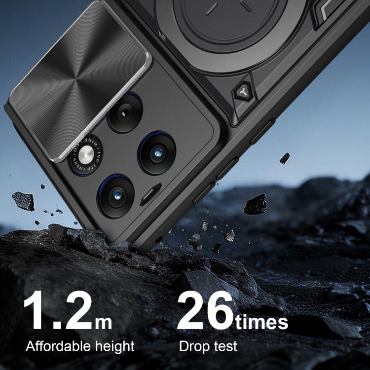CD Texture Sliding Camshield Magnetic Holder Phone Case, For Motorola Moto G67 Power 5G, For Motorola Edge 70 5G, For Motorola Moto G56 5G, For Motorola Moto G05