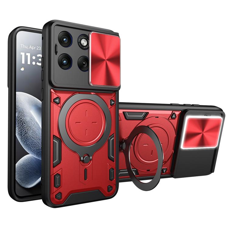 CD Texture Sliding Camshield Magnetic Holder Phone Case, For Motorola Moto G67 Power 5G, For Motorola Edge 70 5G, For Motorola Moto G56 5G, For Motorola Moto G05