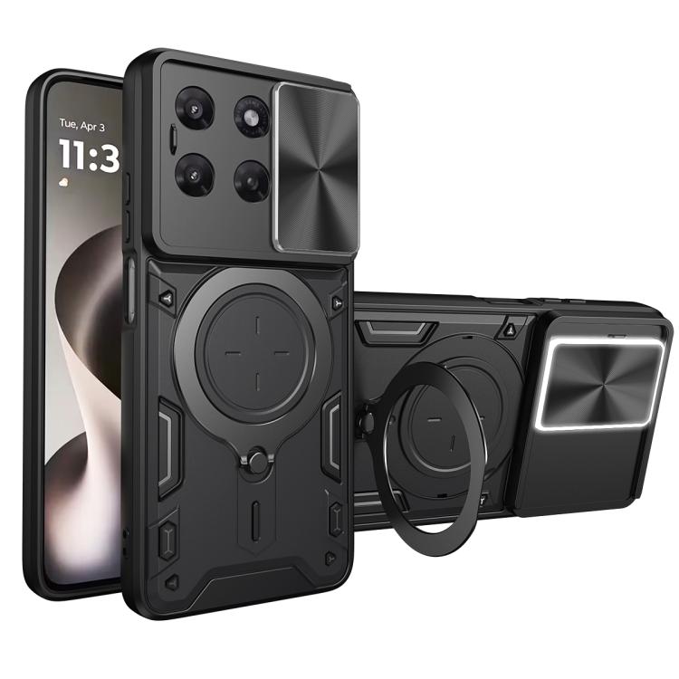 CD Texture Sliding Camshield Magnetic Holder Phone Case, For Motorola Edge 70 Pro 5G, For Motorola Moto G15 / G17 4G, For Motorola Moto G67 5G, For Motorola Edge 70 Fusion 5G