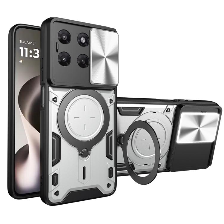 CD Texture Sliding Camshield Magnetic Holder Phone Case, For Motorola Edge 70 Pro 5G, For Motorola Moto G15 / G17 4G, For Motorola Moto G67 5G, For Motorola Edge 70 Fusion 5G