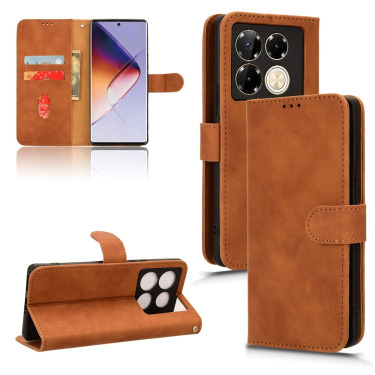 Skin Feel Magnetic Flip Leather Phone Case, For Infinix Note 40 5G, For Infinix Hot 40i, For Infinix Smart 8, For Infinix Zero 30 5G