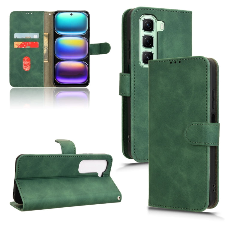 Skin Feel Magnetic Flip Leather Phone Case, For Infinix Hot 50 Pro+, For Infinix Hot 50 4G, For Infinix Hot 50 5G, For Infinix Zero 40 4G