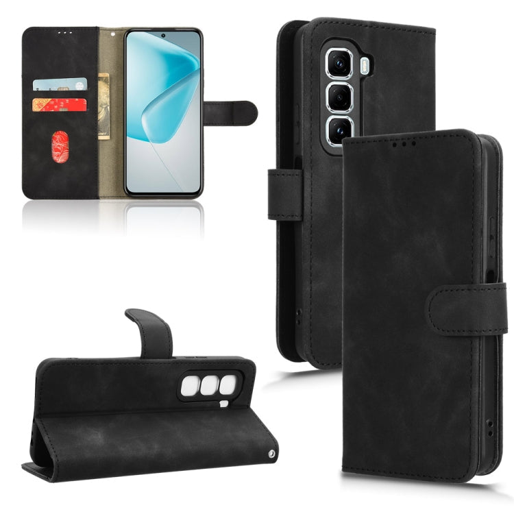 Skin Feel Magnetic Flip Leather Phone Case, For Infinix Hot 50 Pro, For Infinix Hot 50i / Smart 9, For Infinix Hot 50 Pro+, For Infinix Hot 50 4G
