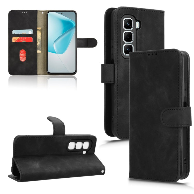 Skin Feel Magnetic Flip Leather Phone Case, For Infinix Hot 50 Pro+, For Infinix Hot 50 4G, For Infinix Hot 50 5G, For Infinix Zero 40 4G