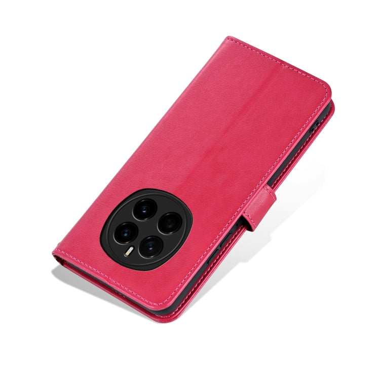 For Honor Magic7 AZNS Sheepskin Texture Flip Leather Phone Case(Red)