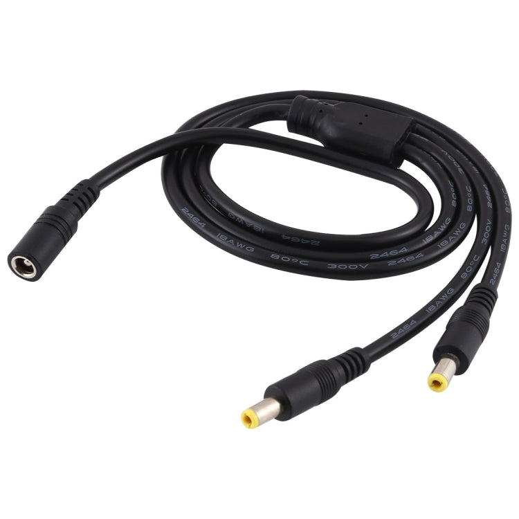 5.5mm x 2.5mm DC Power Splitter Cable 1 to 2 70cm