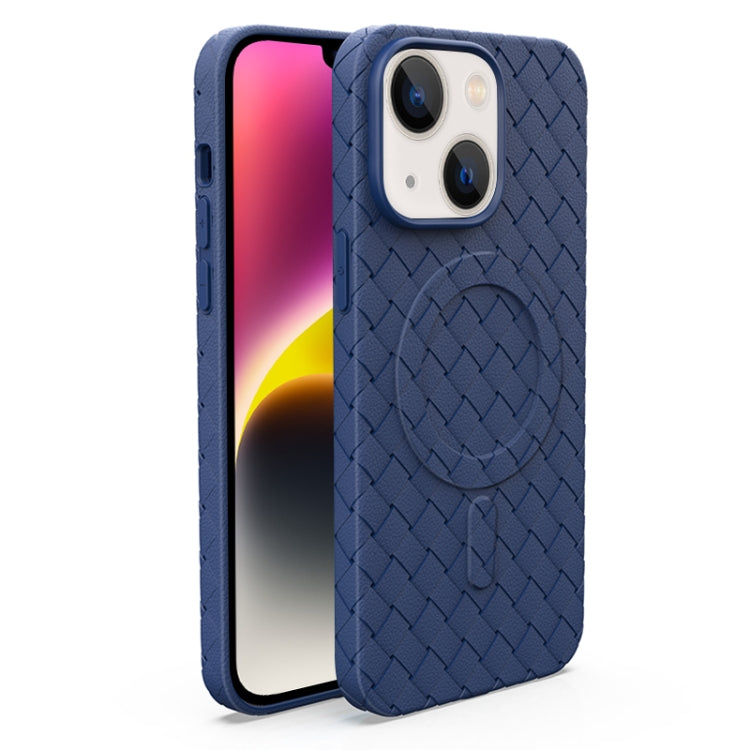 Woven Pattern MagSafe Magnetic Cooling Phone Case, For iPhone 14, For iPhone 14 Pro, For iPhone 14 Pro Max, For iPhone 13 Pro Max