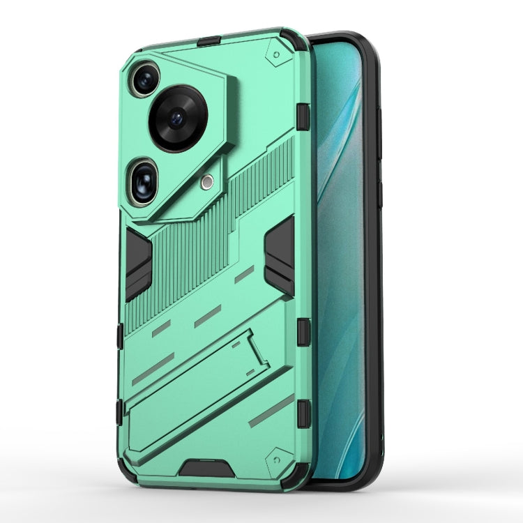 Punk Armor 2 in 1 PC + TPU Phone Case with Holder, For Huawei Mate 70 Pro / 70 Pro+, For Huawei Pura 70 Pro / 70 Pro+, For Huawei Pura 70 Ultra