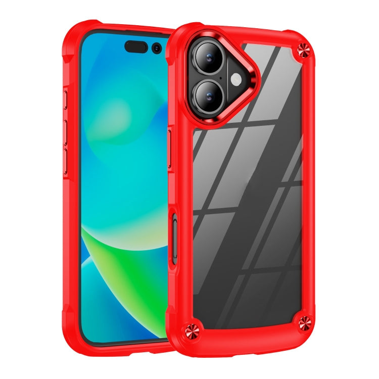 TPU + PC Lens Protection Phone Case, For iPhone Air, For iPhone 16 Pro Max, For iPhone 16 Pro, For iPhone 16 Plus