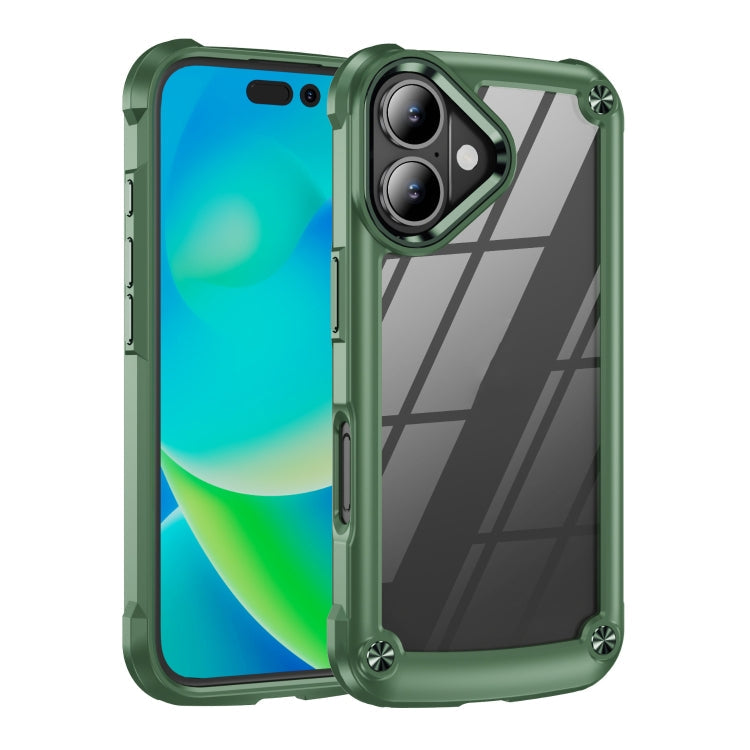 TPU + PC Lens Protection Phone Case, For iPhone Air, For iPhone 16 Pro Max, For iPhone 16 Pro, For iPhone 16 Plus
