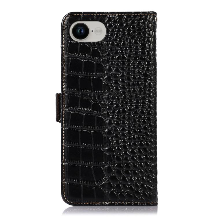 Crocodile Top Layer Cowhide Leather Phone Case, For iPhone 16e / 17e, For iPhone 17 Pro Max, For iPhone 17 Pro, For iPhone 17, For iPhone Air, For iPhone 16 Pro Max