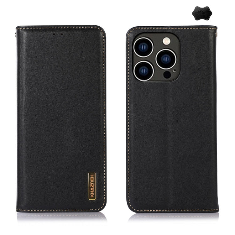 KHAZNEH Nappa Top Layer Cowhide Leather Phone Case, For iPhone 16 Pro, For iPhone 16 Plus, For iPhone 16, For iPhone 15 Pro Max, For iPhone 15 Pro, For iPhone 15 Plus