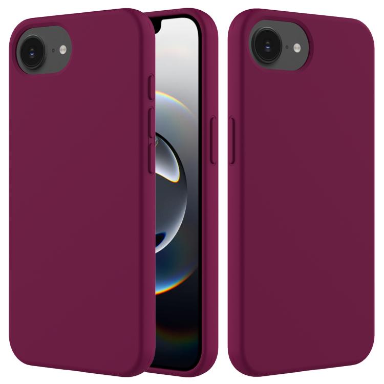 Solid Color Silicone Phone Case, For iPhone 17 Pro, For iPhone 17