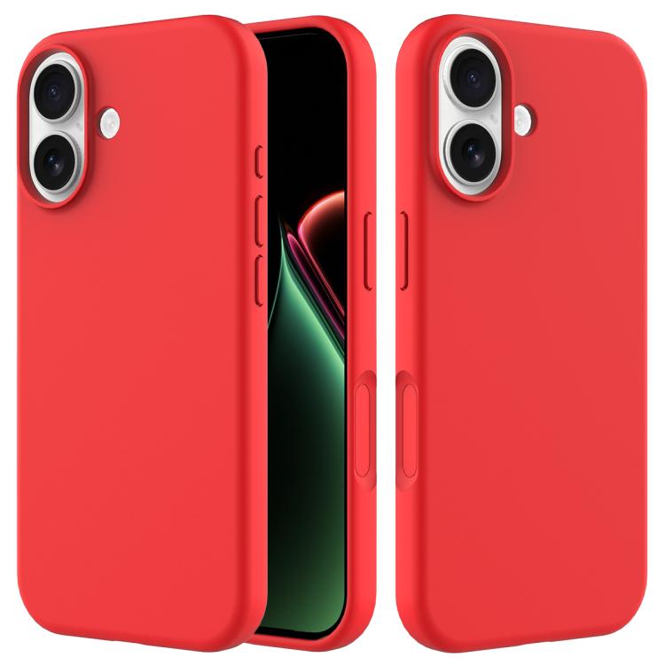 Solid Color Silicone Phone Case, For iPhone 17 Pro, For iPhone 17