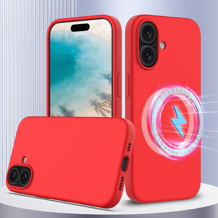 Shockproof Silicone Magsafe Phone Case, For iPhone 16 Pro, For iPhone 16 Plus