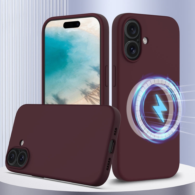 Shockproof Silicone Magsafe Phone Case, For iPhone 16, For iPhone 15 Pro Max