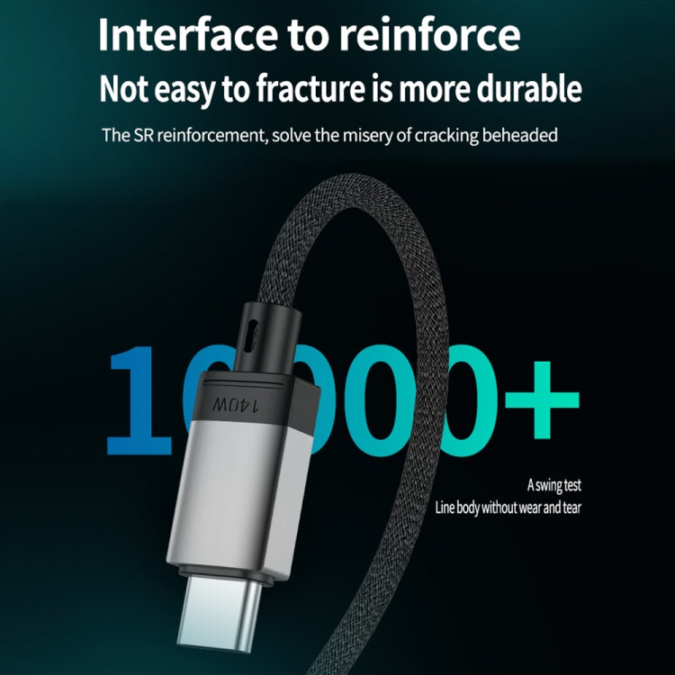 140W Type-C to Magsafe 3 Magnetic Charging Cable, Length:2m(Blue)
