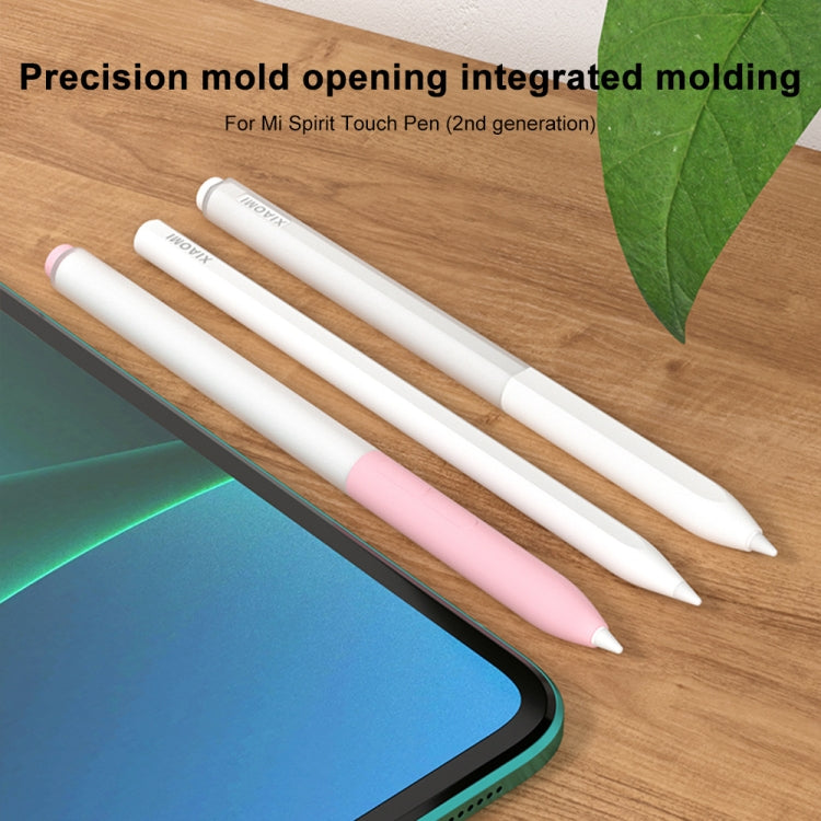 For Xiaomi Stylus Pen 2 Jelly Style Translucent Silicone Protective Pen Case(Black)