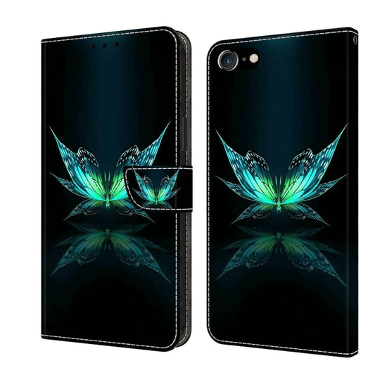 Crystal 3D Shockproof Protective Leather Phone Case, For iPhone 6 Plus / 7 Plus / 8 Plus