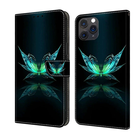 Crystal 3D Shockproof Protective Leather Phone Case, For iPhone 11 Pro Max