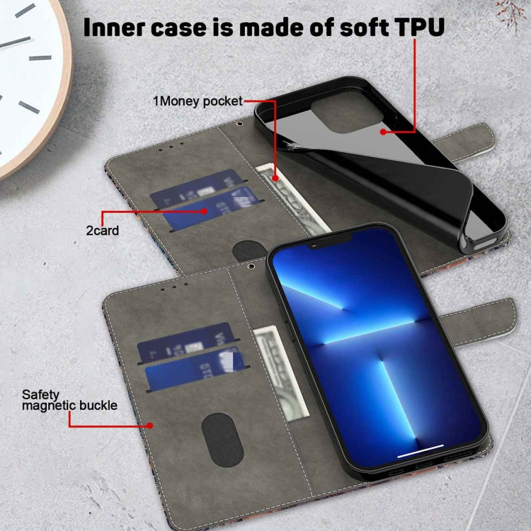 Crystal 3D Shockproof Protective Leather Phone Case, For iPhone 12 mini / 13 mini