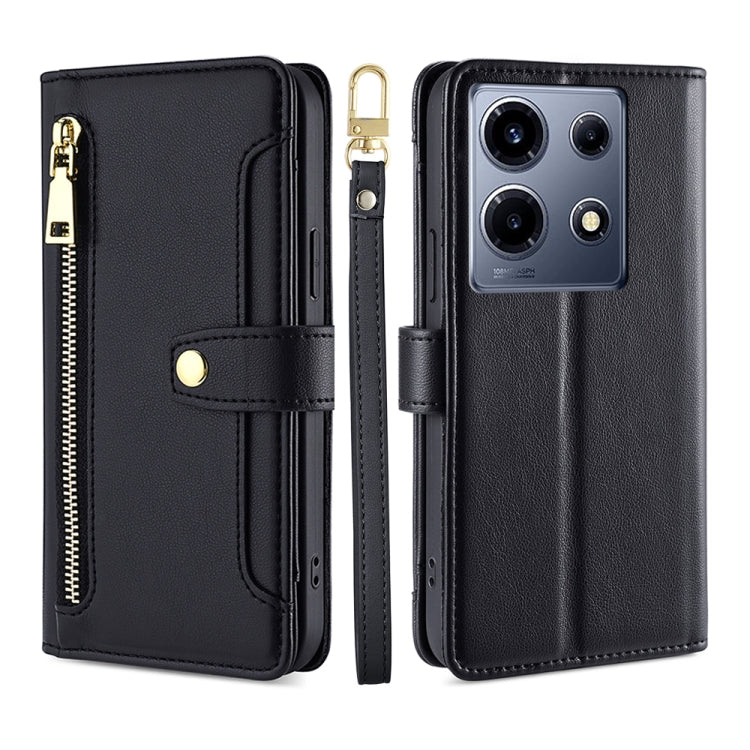 Sheep Texture Cross-body Zipper Wallet Leather Phone Case, For Infinix GT 10 Pro 5G, For Infinix Smart 7 HD, For Infinix Note 30 VIP 5G, For Infinix Hot 30i 4G
