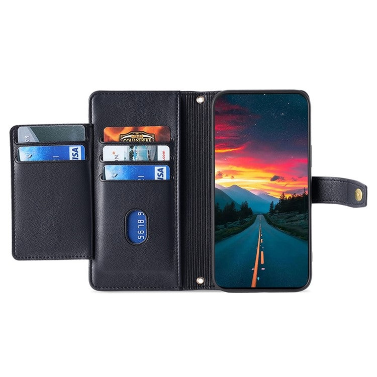 Sheep Texture Cross-body Zipper Wallet Leather Phone Case, For Tecno Camon 30, For Tecno Pova 5 Pro, For Tecno Pova Neo 3, For Tecno Camon 20 Premier 5G