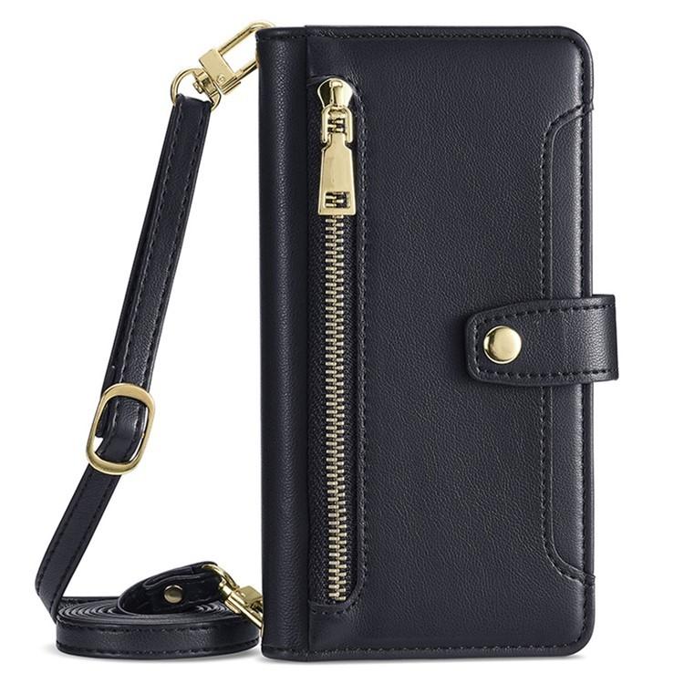 Sheep Texture Cross-body Zipper Wallet Leather Phone Case, For Tecno Spark 30 4G, For Tecno Pova 6 Neo 5G, For Tecno Camon 30 Premier 5G, For Tecno Camon 30 Pro 5G