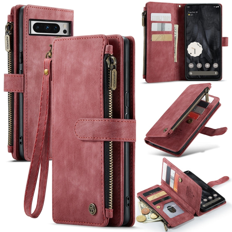 CaseMe C30 Multifunctional Leather Phone Case, For Google Pixel 8a, For Google Pixel 8 Pro, For Google Pixel 8