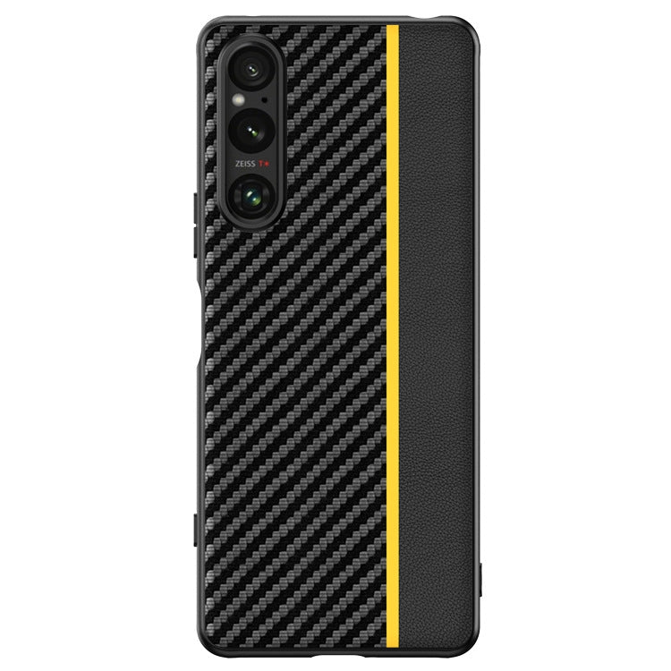 Ultra-thin Carbon Fiber Texture Printing Phone Case, For Sony Xperia 1 V